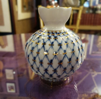 Blue and Gold Ceramic Vase